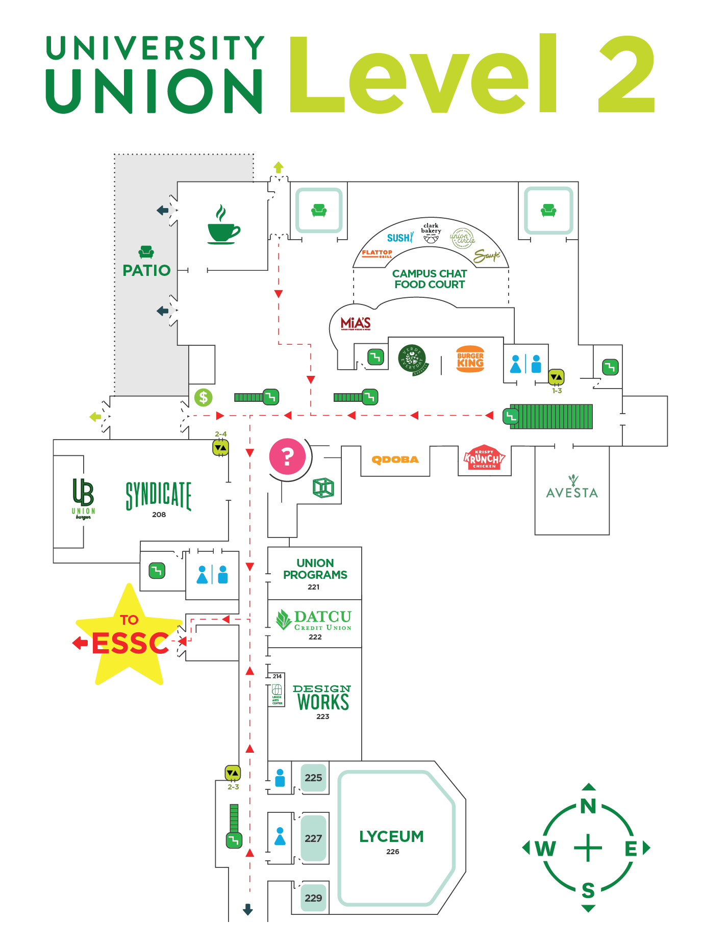 Map to ESSC in Union Map to ESSC on Union Level 2